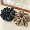 Sweet and Simple Texture Fabric Satin Large Braided Hairband, Large Size, High-end Style Hair Accessory Hair String, New Design