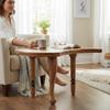 Wooden Accent Table Unique Artisan Wooden Coffee Table Solid Wood Side Table Organic Shaped Wooden Stool, Furniture Teakwood Side Table