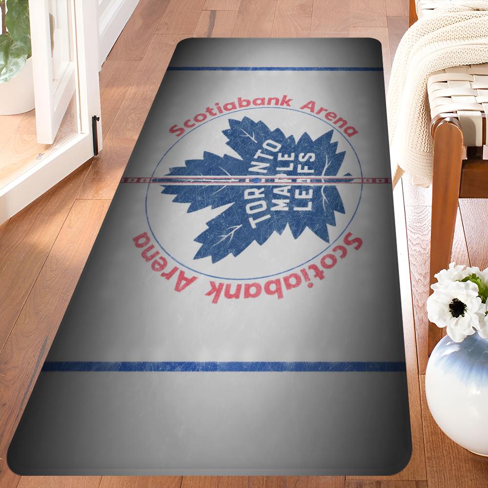 T-Toronto Maple Leafs Zimmerteppiche Retro Multiple Choice Wohnzimmer Küche Teppich Rutschfester Willkommens-Teppich