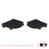ESP1099 Front Bumper Lower Grille Fog Light Cover Left Right A2108850253 153 for Mercedes E W210 E320 E430 E55 AMG 1999-2003