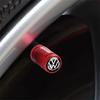 Badge Car Wheel Valve Caps Tire Dust Cover 3D Metal Auto Valve For Volkswagen VW Beetle Touran Golf 4 5 6 MK7 Passat Tiguan Bora