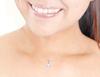 And My Jewelry Genuine Akoya Pearl Pendant Necklace with a Pure Japanese Pearl and an Diamond Made In Japan Wrapping [Your Box] Platinum-Framed 8.5mm