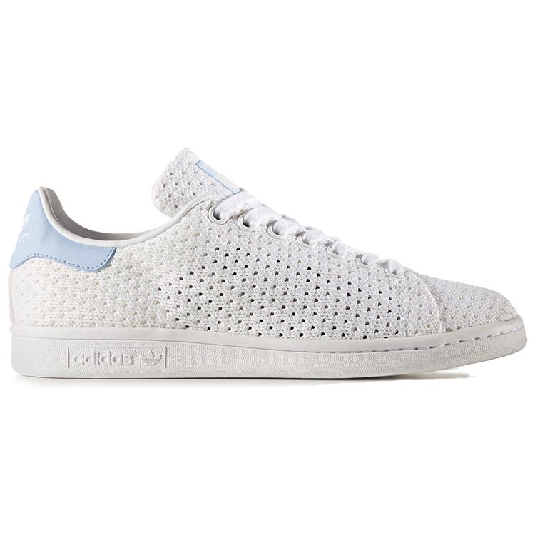Adidas Originals Stan Smith Non-Slip Low-Top Sneakers Women Sneakers White Blue S82257