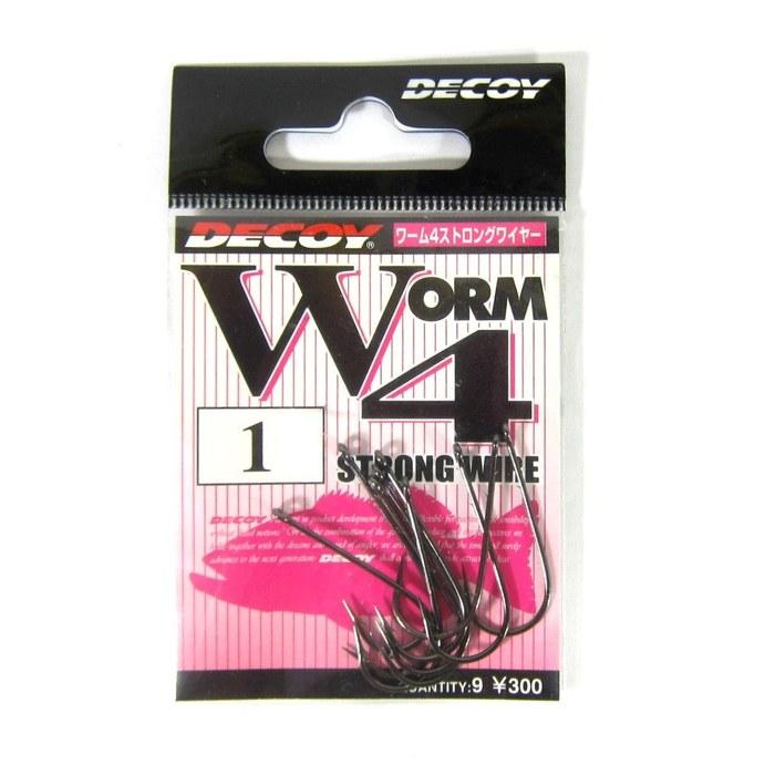 Katsuichi Decoy Worm4 Strong Wire #1 Black
