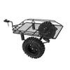 Metal RC Bucket Trailer Simulation Trailing Car for TRX4 D90 SCX10 CC01 110 DIY PartsBlack
