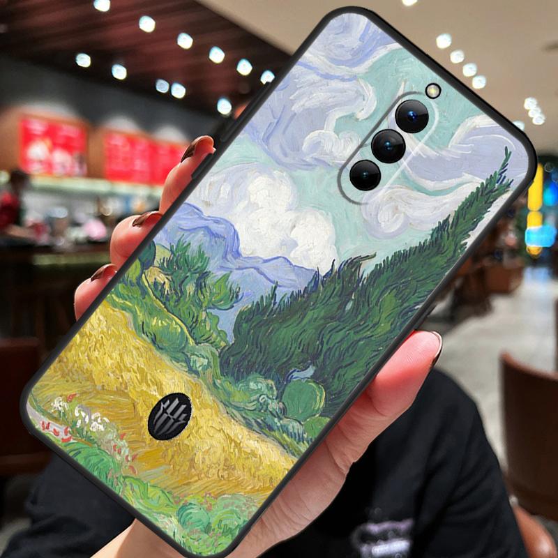 Van Gogh Oil Painting Case For ZTE Nubia Red Magic 10S 10 8 9 8S 9S 11 Pro Plus 5G 6R 6 7 6S 7S Pro 10 Air Cover