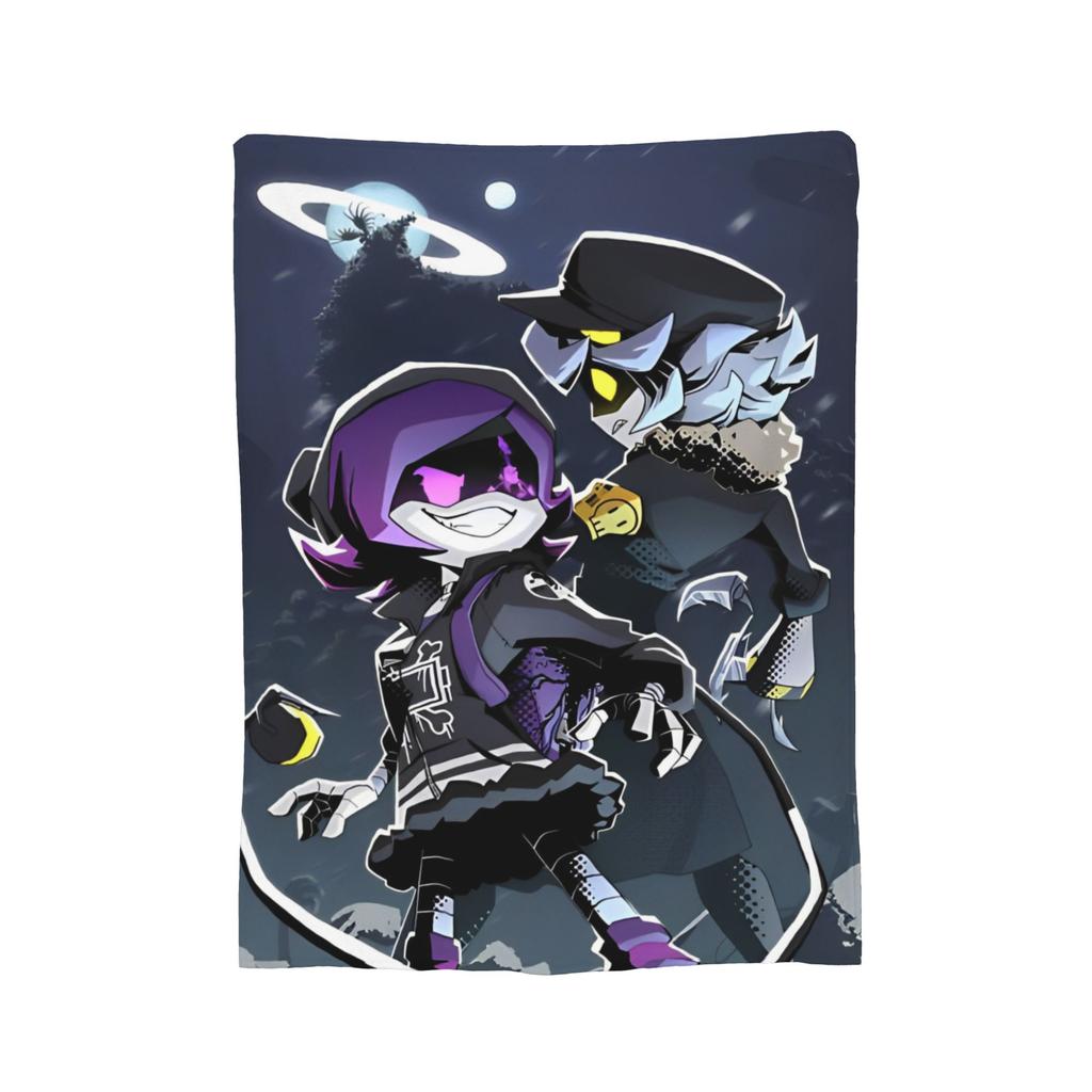 Murder Drones N and Uzi Flannel Throw Blanket  Blanket for Bedding Car Lightweight Plush Thin Quilt,