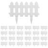 Bordures de pelouse - vidaXL - 25 pcs - Blanc - 10 m - PP