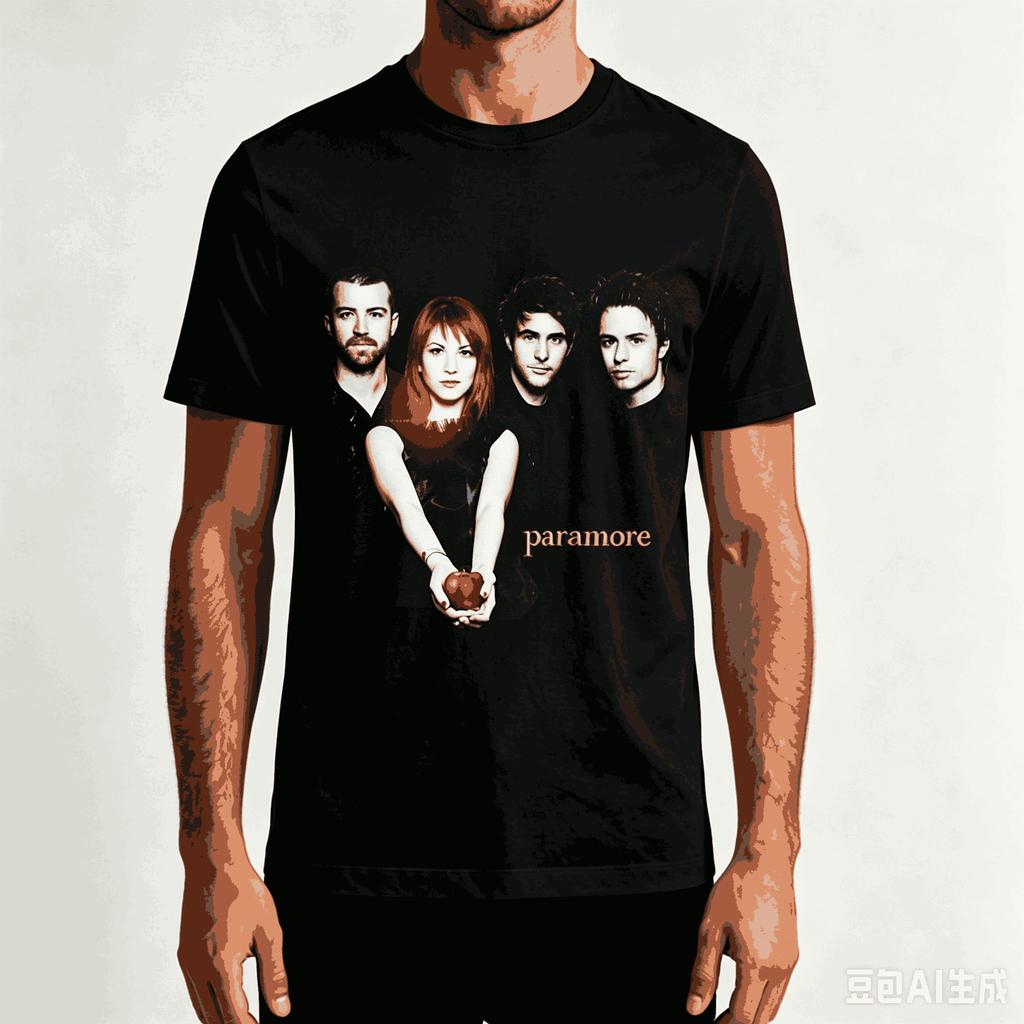 Paramore For Fan Gift Tshirt Unisex Unisex Harajuku Oversized Unisex Short Sleeve Streetwear High Quality Couples Comfortable Soft