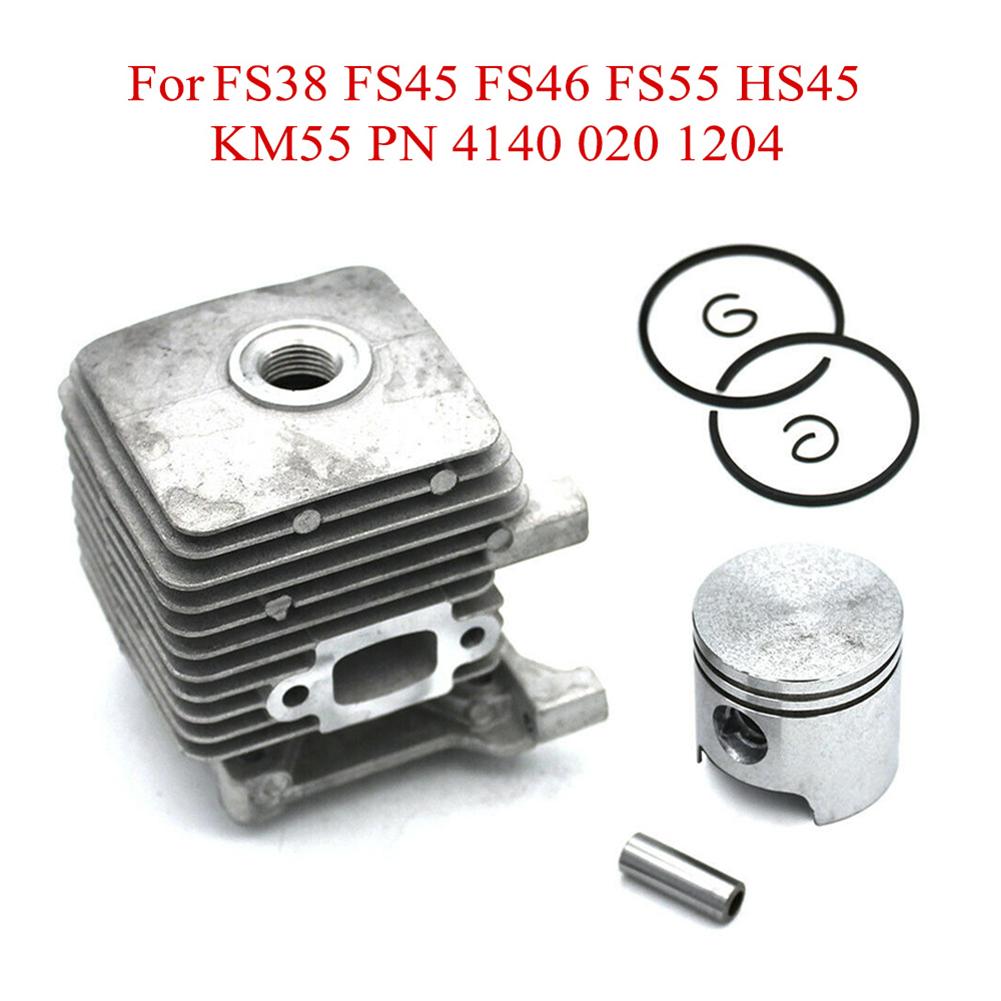 For BG 45 Blower Backpack Blower 34mm Piston Kit Garden Tools Cylinder Piston Kit For Brush Cutter Hedge Trimmer