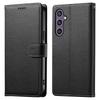 For Samsung Galaxy S25 Stand Case Litchi Texture Leather Wallet Phone Cover Magnetic Snap