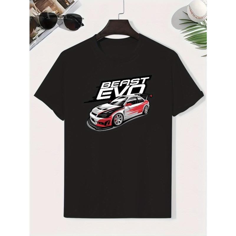 European Sizes T-Shirt for Boys, Creative Casual Tee, Lightweight And Comfortable Short Sleeve Top, Summer Apparel for Kids