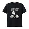 Herren Arbeitswütige Comedy-TV-Show Es gibt nur eine Regel Schwarzes T-Shirt vintage gewaschen Vielseitig Mann Lässig Grafik Unisex