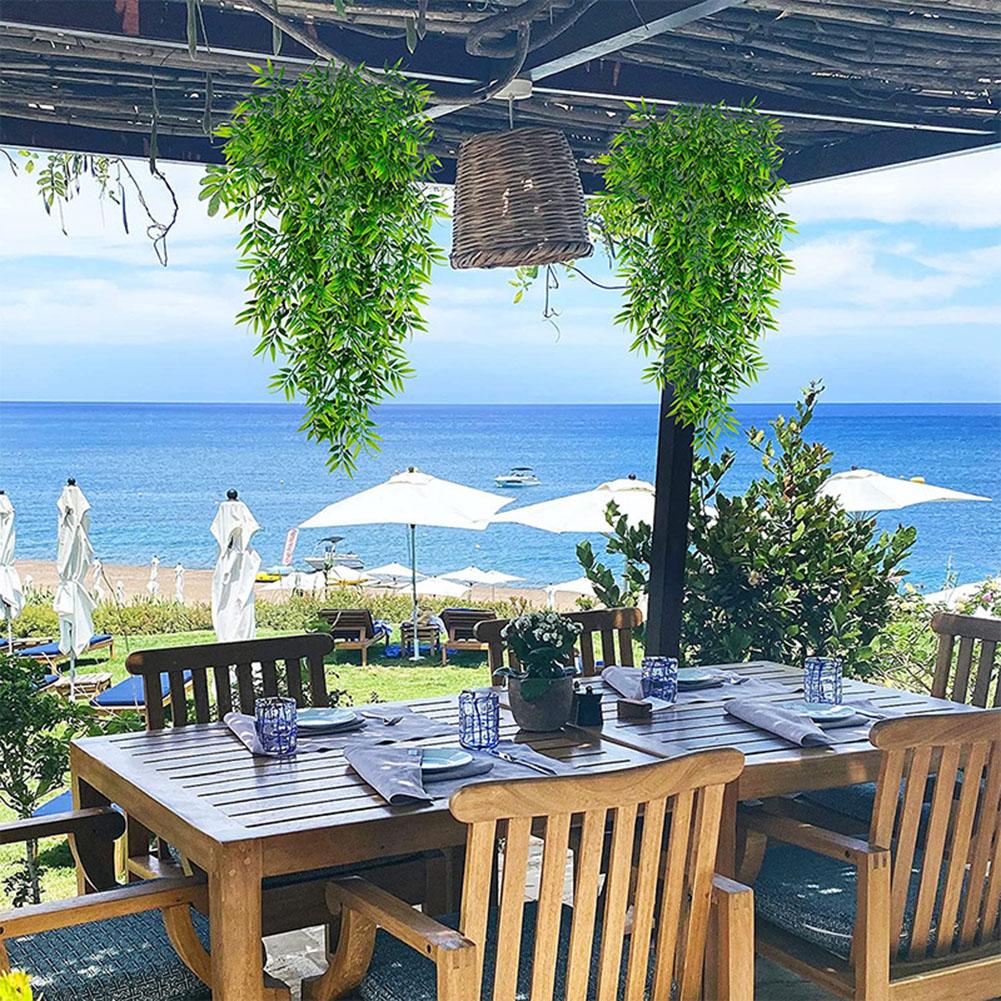 Güzellik Yapay Bambu Asma 2 adet 82 cm Sahte Bitki