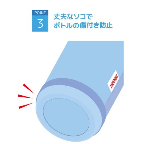 Thermos My Bottle Pouch with Strap, 450-600ml Water Bottle Cover, Light Blue, APG-502 LB