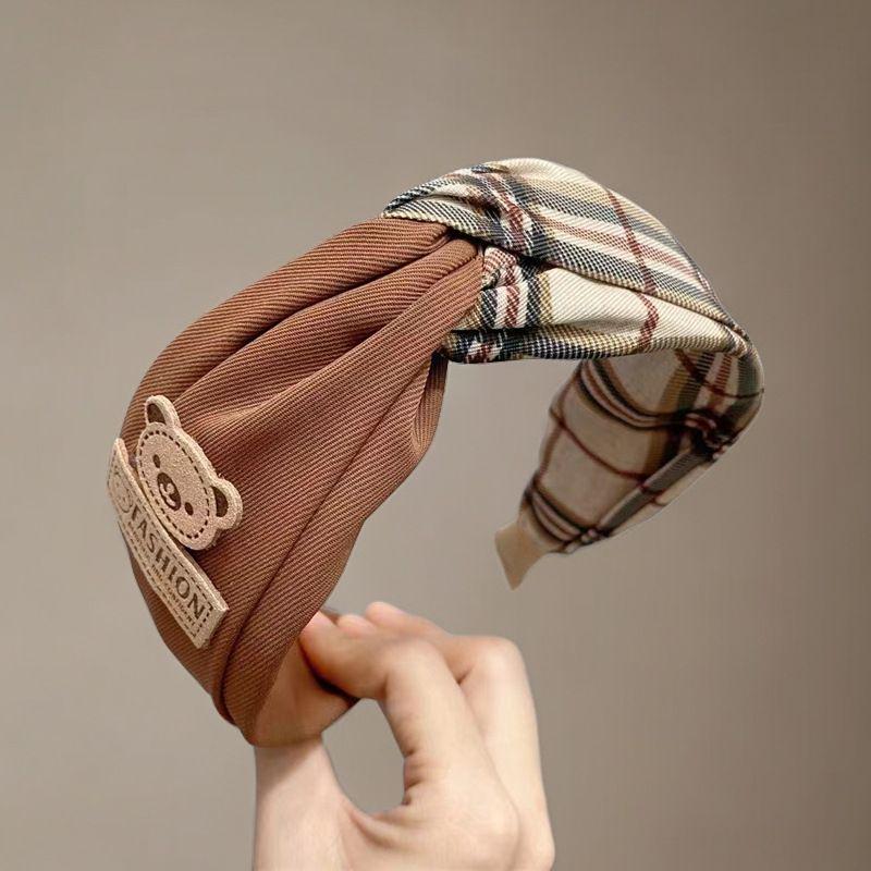 Women's Retro Wide Headband: Versatile Hair Clip for Washing Face & Masks