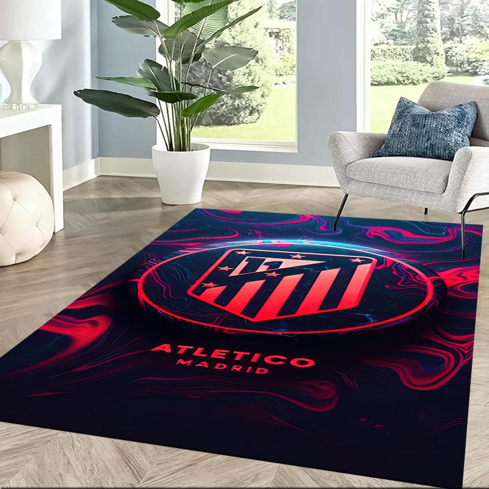 Atletico Madrid Yer Halısı Ofis Halısı Oyun Odası Giriş Yemek Odası Dekorasyonu İçin Mükemmel Odayı Dekore Edin Kaymaz Halı Anime Ofis Dekorasyonu Düğün Partisi Hediyesi