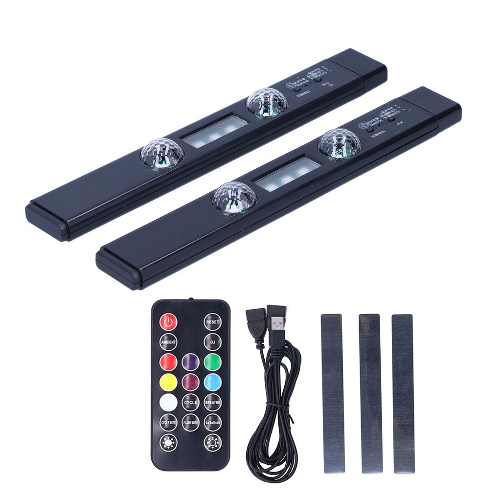 Ambient Light USB Charging LED Car Sole Lamp Remote Control Decoration Modification