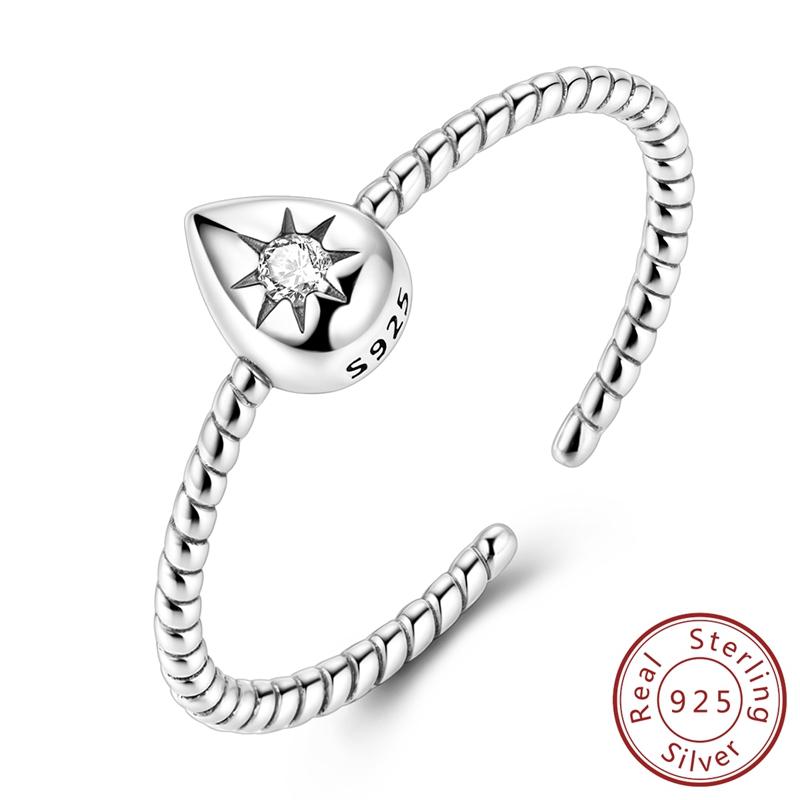 Authentic copper Rings Ideal For Women Love Bow Crown Rose Star Shape Moon Snake Adjustment Ring Engagement Wedding Jewellery Gift