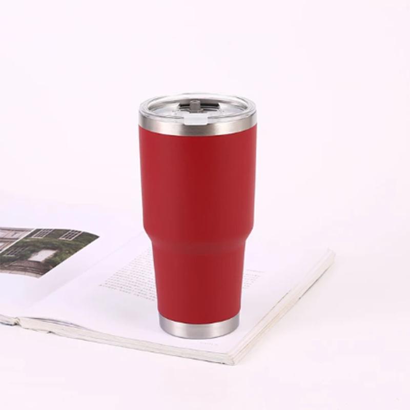 With Logo  30oz Wine Tumblers Cups with Seal Lids 304 Stainless Steel Large Capacity Tumbler Vacuum Insulated Travel Coffee Mugs