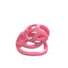 New Male Chastity Embedded Resin Cage with 4 Adjustable Rings Breathable Resin Chastity Belt for Penis Ring Chastity Toy 18+