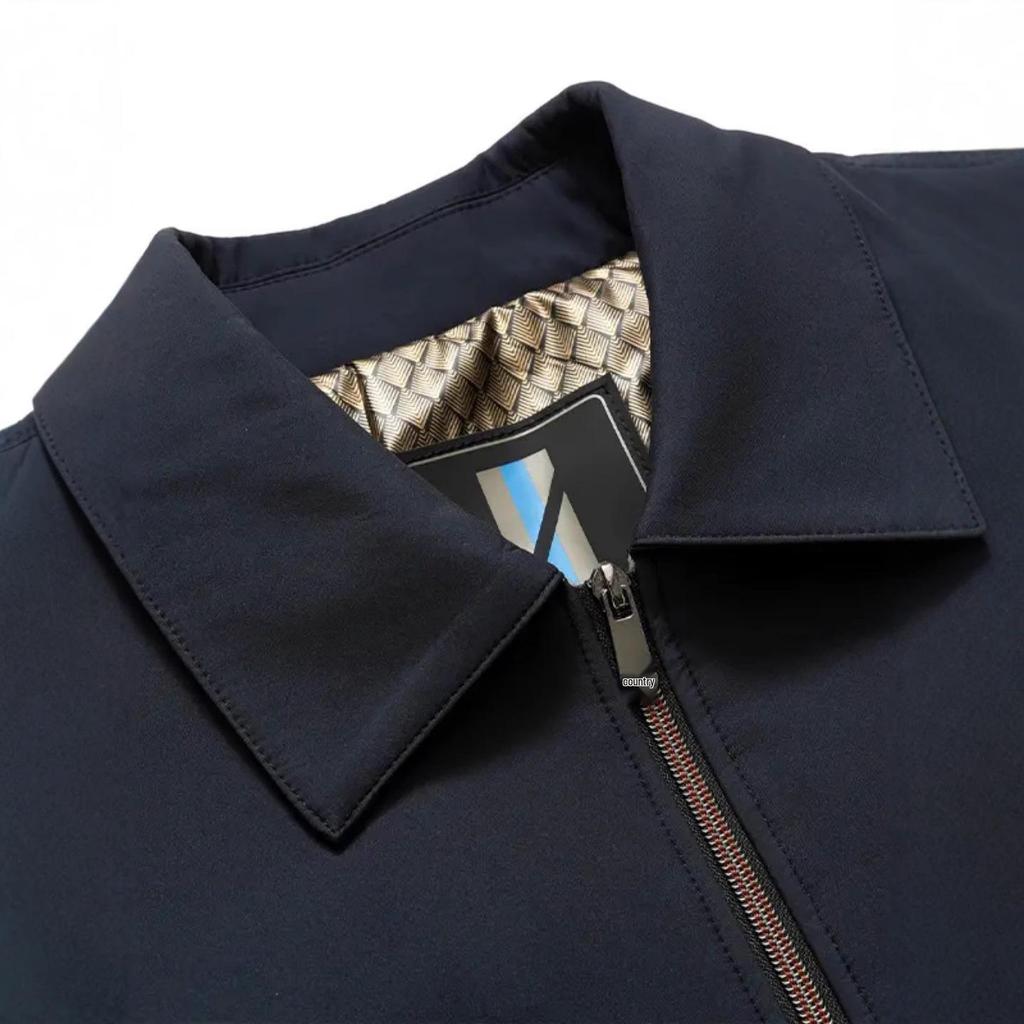 Fleece-Lined Cotton-Padded Jacket for Middle-Aged Men: Perfect for Autumn and Winter, Ideal as a Dad's Outfit