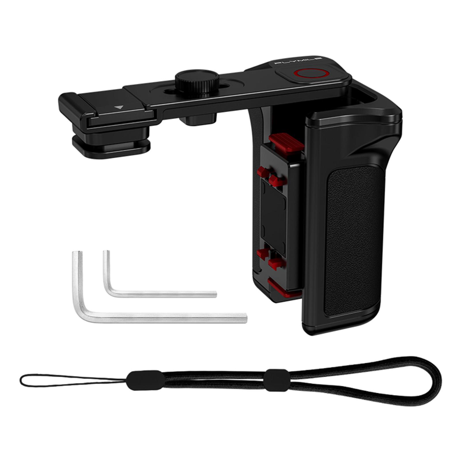 

Grip Kit with Cage Handle Holder Expansion Mount with Shutter Button Quick Release Cold Shoe for Insta360 Ace Pro 2/Pro