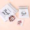 50 Pcs Transparent Thank You Self-Adhesive Bag Plastic Pouches For Diy Jewelry Display Cookies Storage Gifts Bag