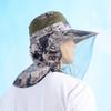Outdoor Head Face Mask Hat Net Cover Anti-mosquito Cover Mosquito Net Cap for Travel Breathable Head Mesh Covers Fishing Caps
