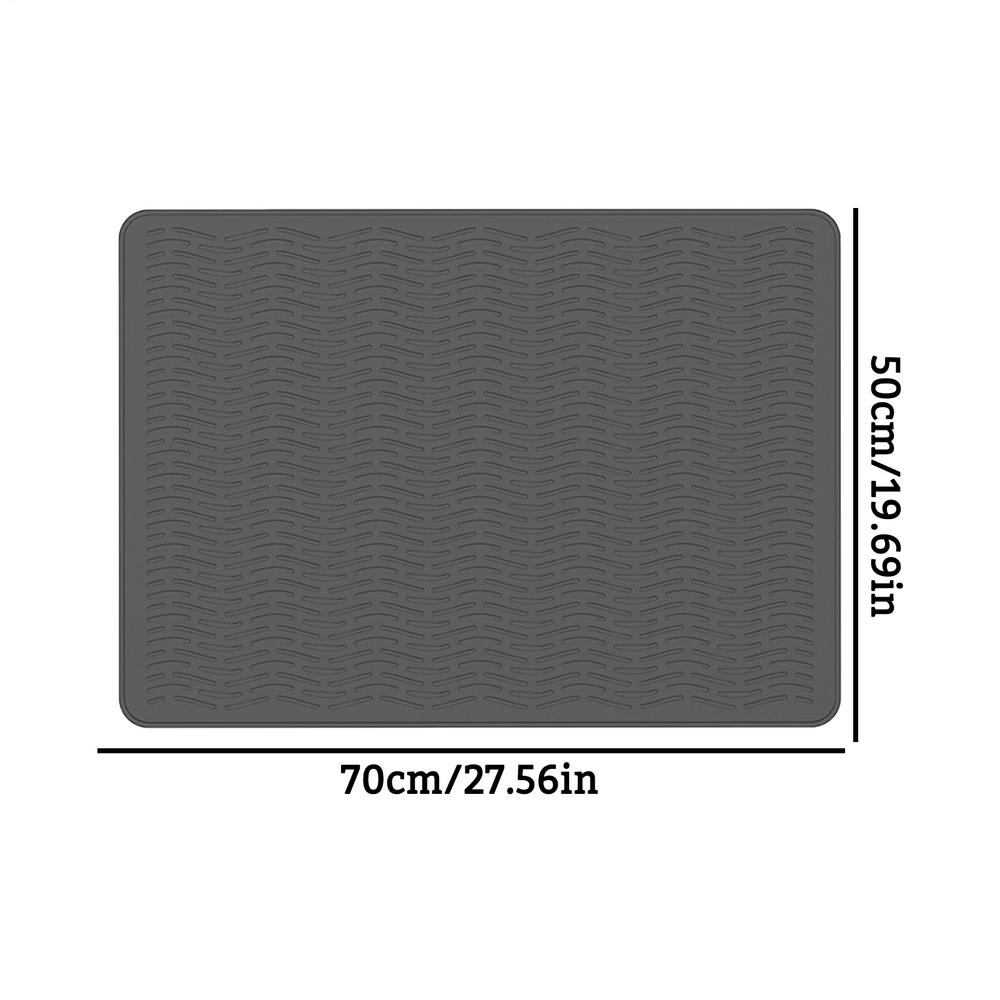 Silicone Electric Stove Cover Multi-functional Home Induction Cooker Cover Mat Kitchen Glass Top Stove Protection Mat 70x50cm
