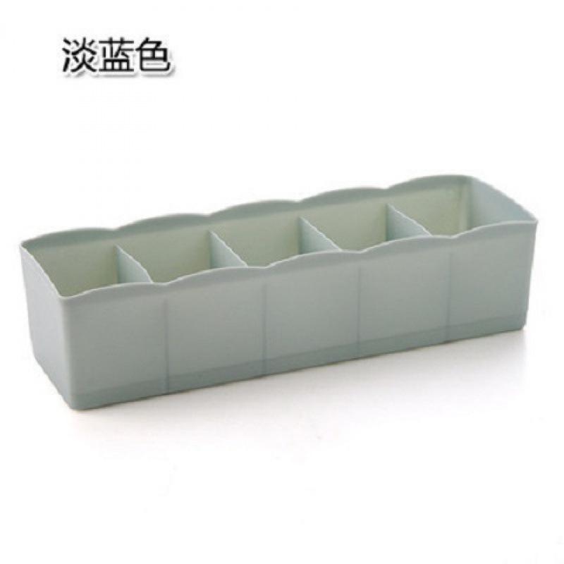 5 Grids Storage Box Drawer Organizer Multifunctional Underwear Socks Sundries Storage Box PP Storage Container Home Organizer