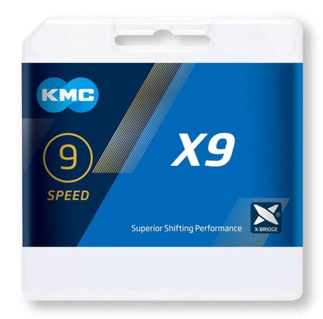 

KMC X9 Road/MTB велосипедная цепь 114 Links