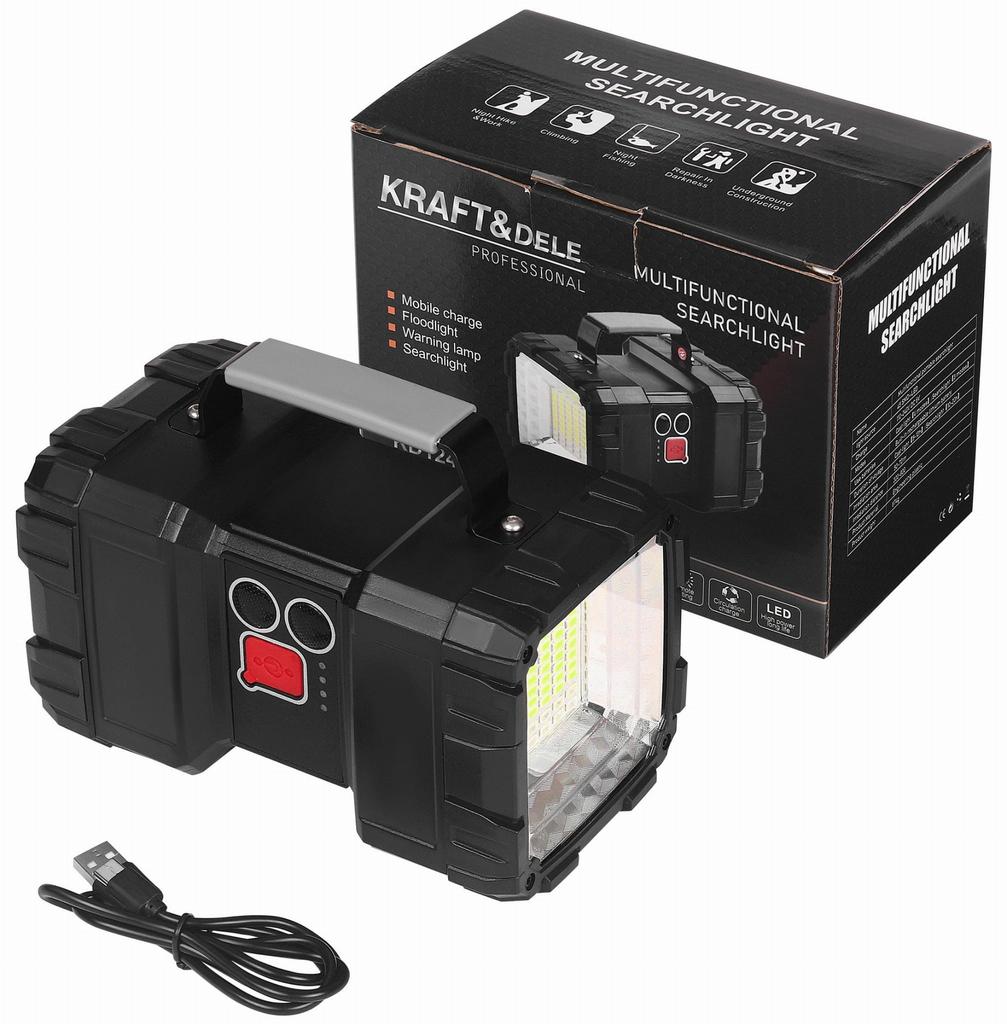 Rechargeable LED Flashlight Powerbank KD1249