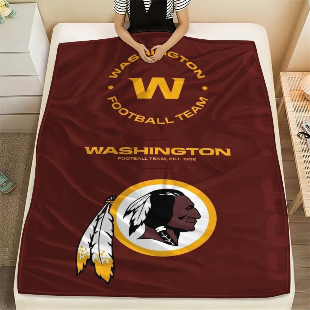 Washington Commanders Print Flannel Blanket, High quality Comfortable for All Seasons, Home Decor, Warmth and Comfort, Perfect for Christmas Gifts