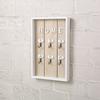 Wall Mount Wooden Key Holder Rustic Cabinet Key Rack Modern Key Storage Shelves  Entryway