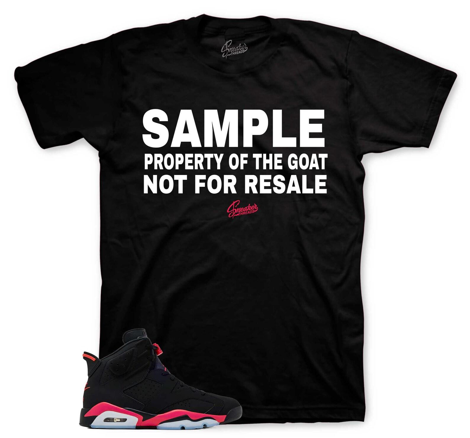 Shirts To Match Retro 6 infrared Salesman - Sample Shirt L