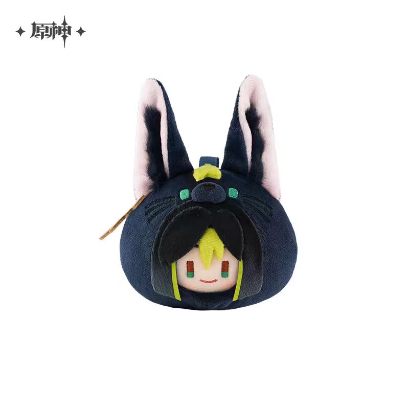 Genshin Impact Plüschfigur Tighnari Wriothesley Cyno Wanderer Freminet Anhänger Schlüsselanhänger Anime Cosplay Stofftier Geschenk für Kinder