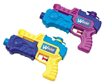 Onda Double Guns Water Gun, Water Play Toy, Compact and Lightweight, 130cc Capacity, 4m Projection Distance, Yellow, Purple [Set of 2], for Kids and