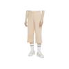 Nike Sports Lifestyle Series Solid Color Wide Leg Cropped Pants Women Pants Nude CJ3749-287