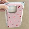 Phone Case For IPhone 17 Air 16E 11 12 14 13 15 16 17 Pro Max ProMax cover Lichee Pattern Cherry Fruit INS Full Protection