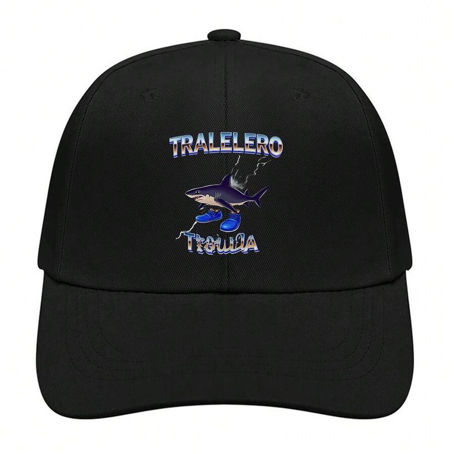 Black Crystal Rock Graphic Baseball Cap Unisex Breathable Polyester Outdoor Sport Hat