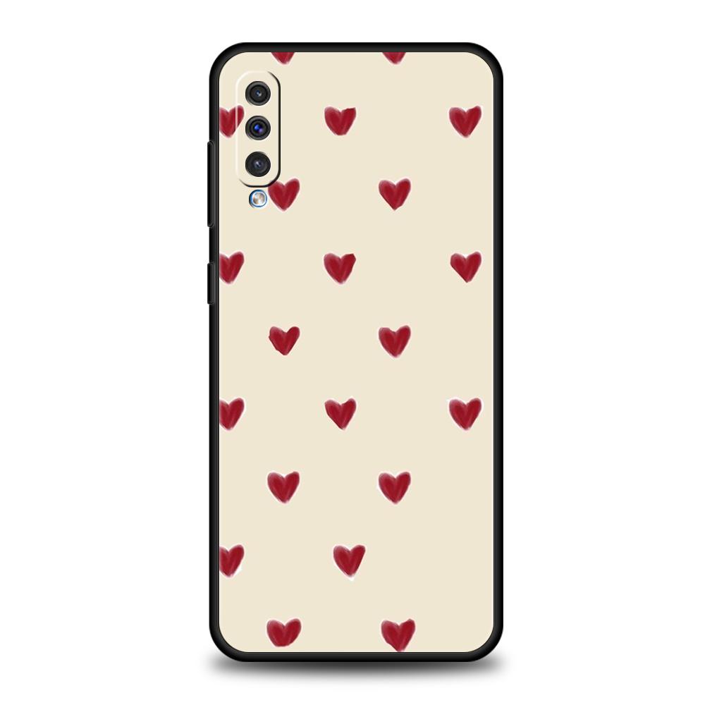 Love Heart Phone Case For Samsung A56 A36 A26 A24 A16 A14 A12 A32 A50 A70 A20S A22 A30 A40 A34 A54 A42 A52 A04s A06 5G Cover