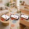 Tabletop Air Hockey Game with Pucks and Pushers Complete Set Wooden Compact