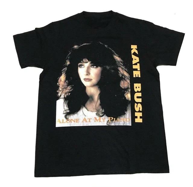 

Kate Bush Singer pop 80s design Black Unisex T-T-shirt 2XL