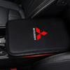 Car Armrest Box Mats Leather Center Console Covers Interior Accessories For Mitsubishi Pajero Outlander XL Montero Lancer Triton L200 Galant