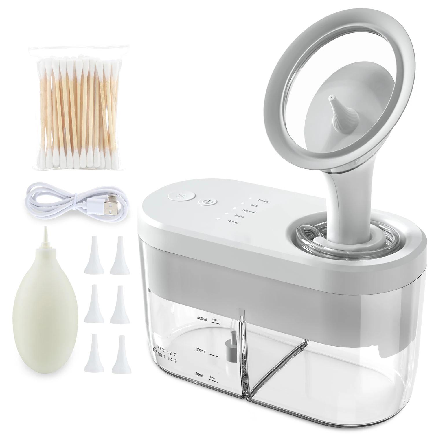 

Электрический удалитель ушной серы, очистка при ушной инфекции, промыватель ушей, 4 уровня, мягкие ушные насадки, очиститель, безопасный для взрослых, ирригатор для ушей, дропшиппинг