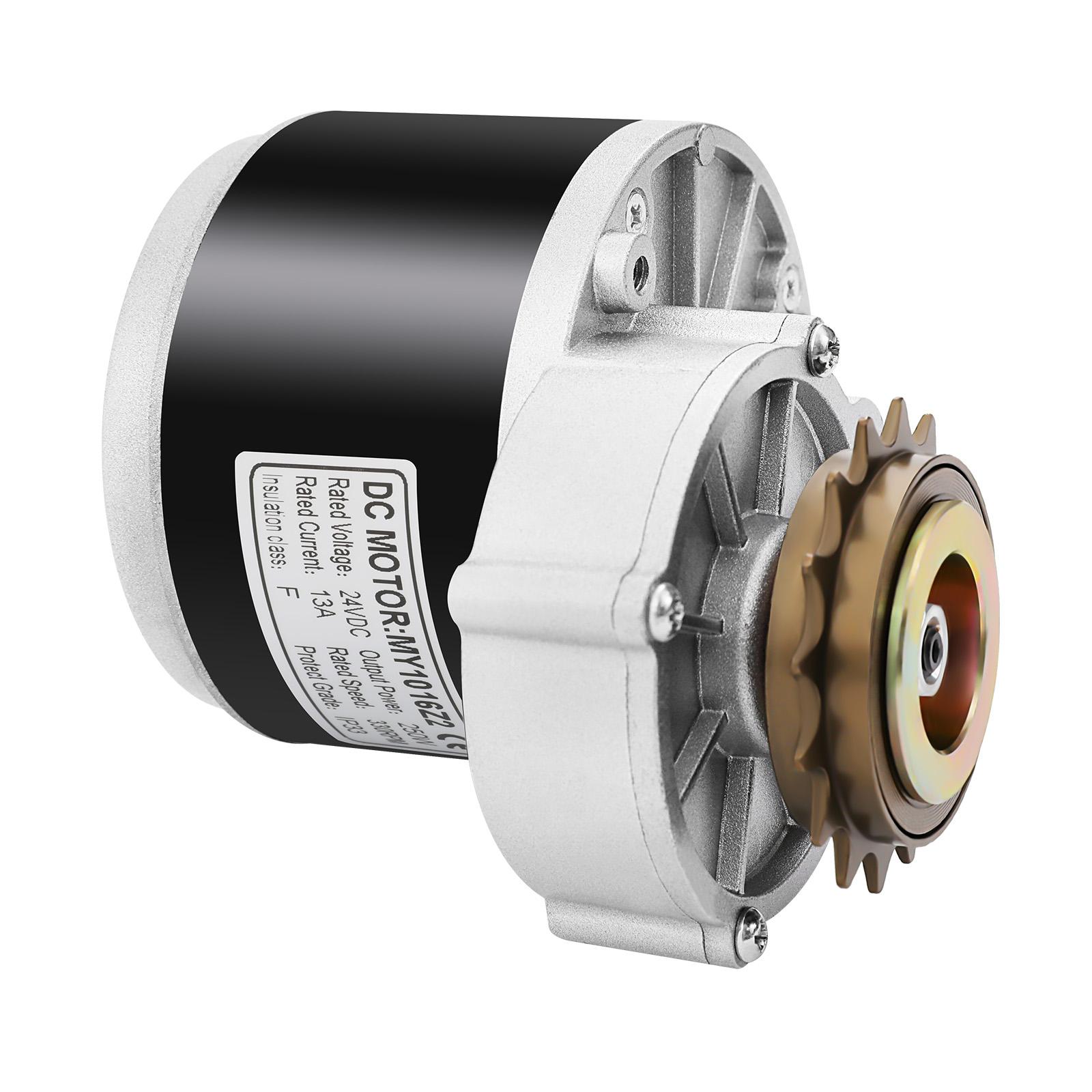 

24V 250W Electric Bicycle Bike Conversion Kits EBike Brush Motor with Freewheel чорний