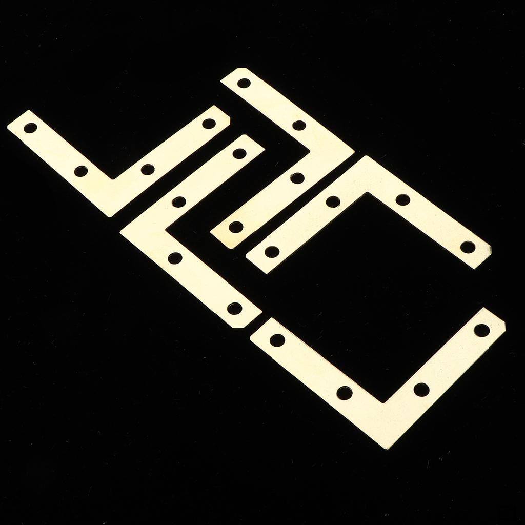 100 Flat Bracket Corner Repair Plate Fixing