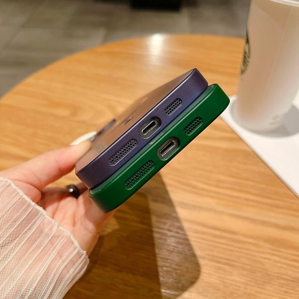 Luxusní jednobarevné matné magnetické zadní kryty pro iPhone 14 13 12 11 Pro Max Plus s ochrannou fólií na objektiv Magsafe pouzdro na telefon
