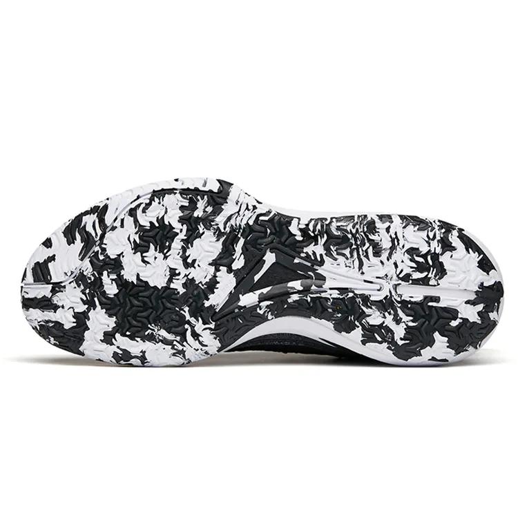 Anta The Dagger 5 Cushioning Anti-Slip Wear-Resistant Low-Top Basketball Shoes Men's Black White (Unisex) Basketball Shoes 112141605 5